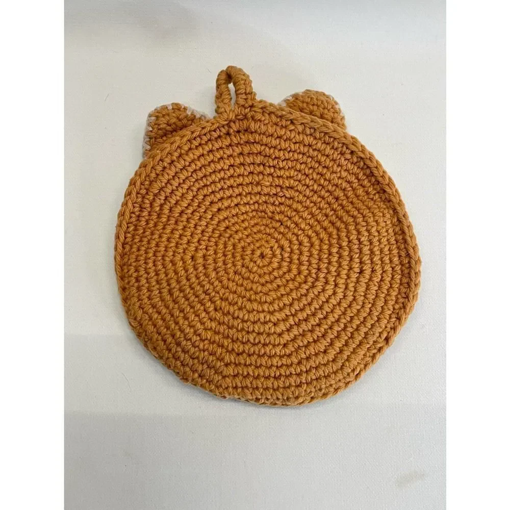 Handmade crochet racoon